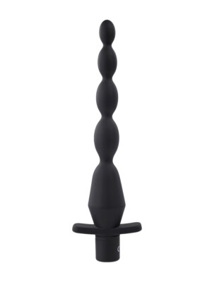 vibrating butt beads black