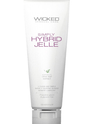 simply hybrid jelle fragrance free lubricant 4 fl. oz.