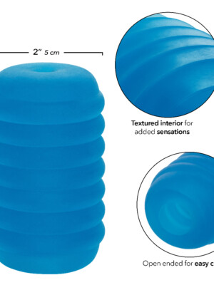 pop sock ribbed blue pop sock ribbed blue