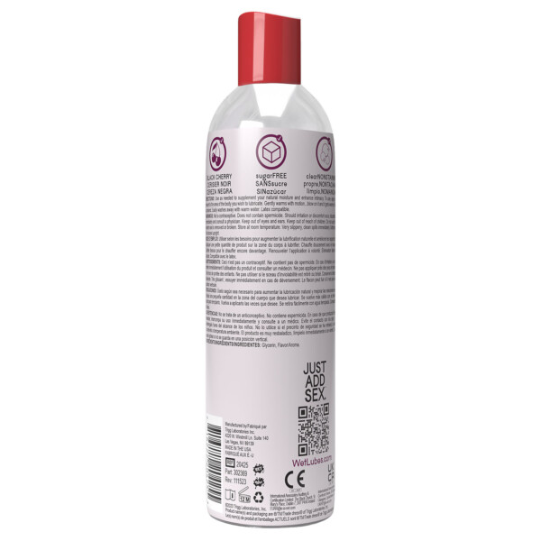 wet warming fun flavors black cherry 4 in 1 lubricant 4 oz