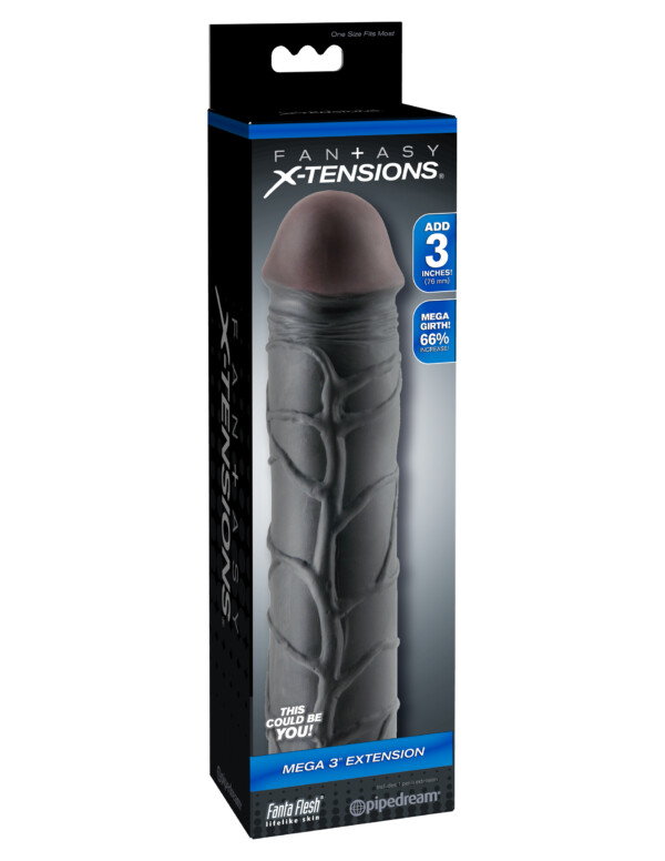 fantasy x tension mega 3 inch extension black