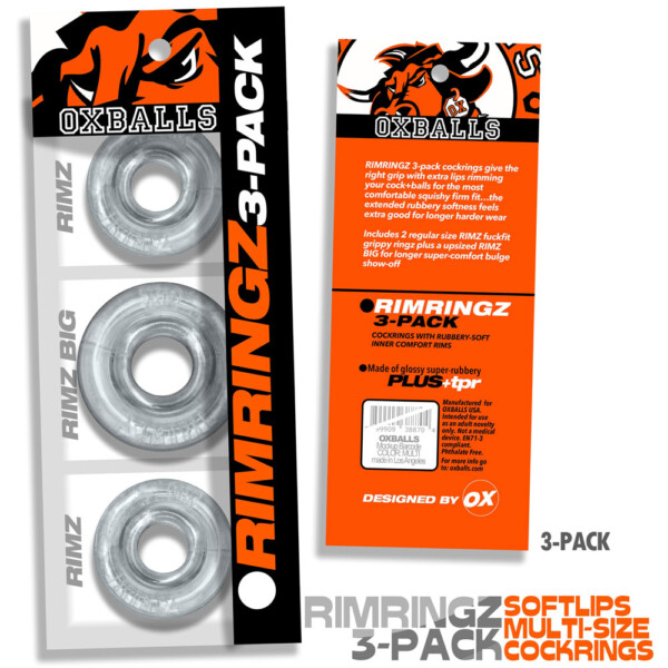 rimringzmulti size 3 pack clear rimringzmulti size 3 pack clear