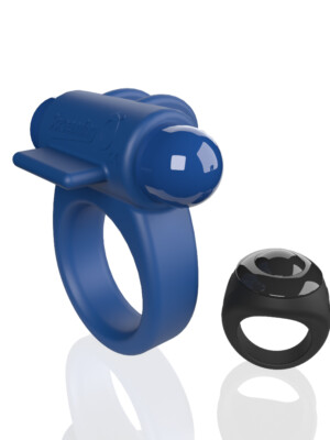 screaming o remote controlled switch vibrating ring blue