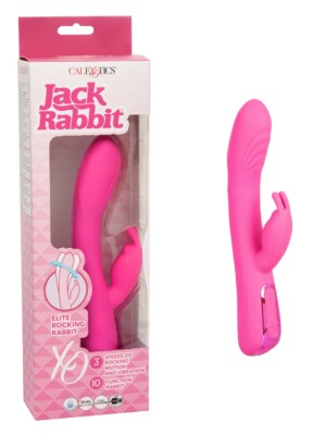 jack rabbit elite rocking rabbit pink