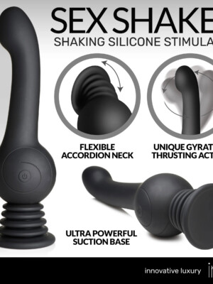 sex shaker shaking silicone stimulator black