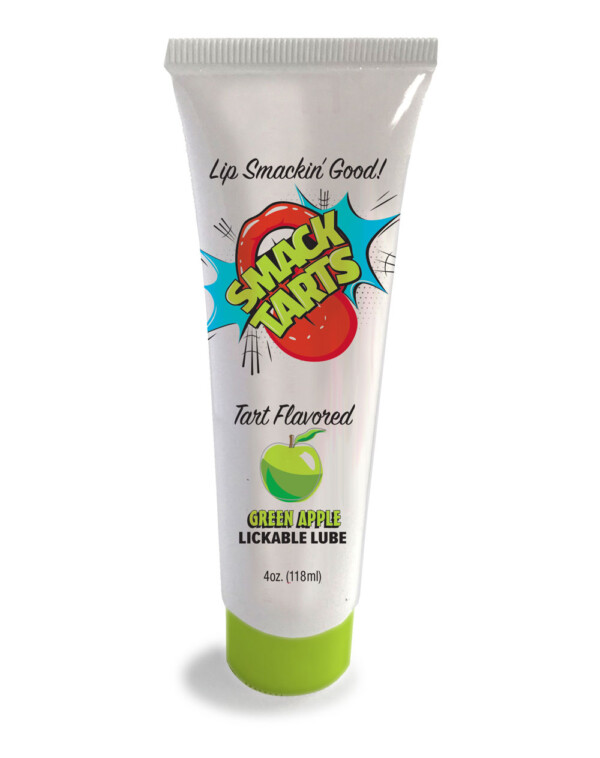 smack tarts 2oz lickable flavored lubricant green apple