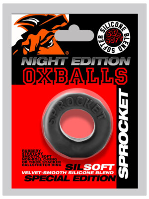 sprocket comfort no roll cockring black sprocket comfort no roll cockring black