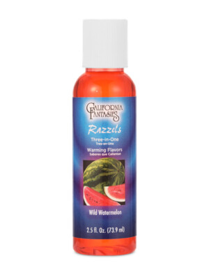 razzels warming lubricant wild watermelon 2 oz. bottle