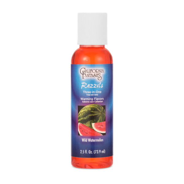 razzels warming lubricant wild watermelon 2 oz. bottle