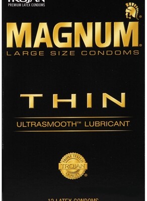trojan magnum thin 12 pack