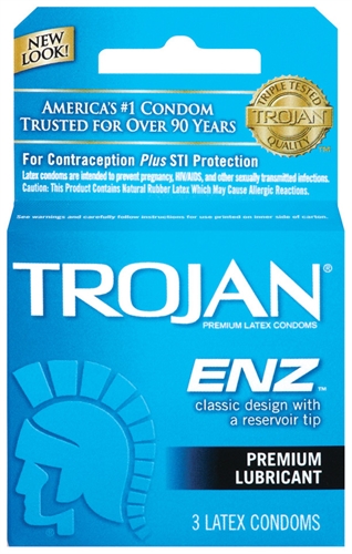 trojan enz lubricated 3 pack trojan enz lubricated 3 pack
