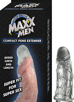 maxx men compact penis sleeve clear