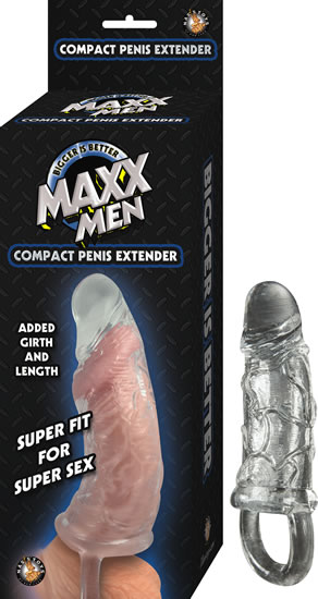 maxx men compact penis sleeve clear