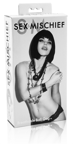 sex and mischief breathable ball gag