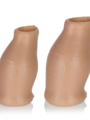 hood moreskin silicone faux foreskin light tone medium/large