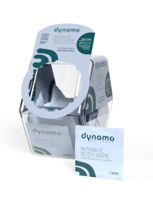 dynamo wellness intimate body wipe bowl 100 pieces