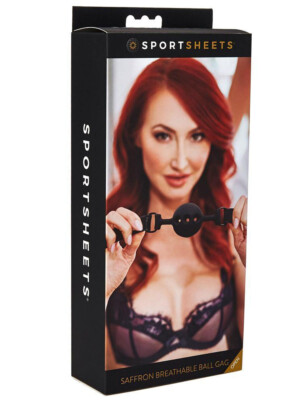 saffron breathable ball gag