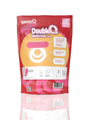 screaming o 4t double o 6 super powered vibrating double ring strawberry