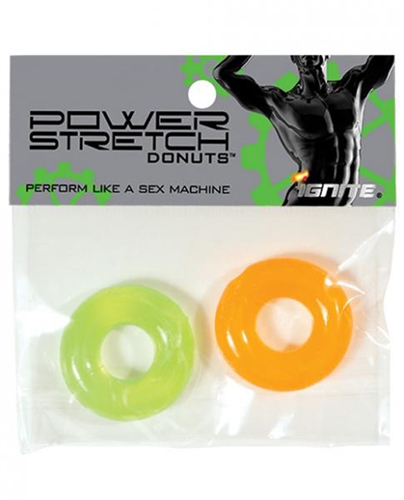 power stretch donuts 2 pack orange and green power stretch donuts 2 pack orange and green
