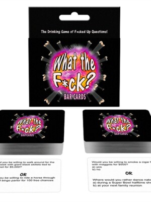 what the f*ck? bar cards