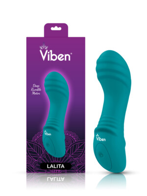 lalita mini pleasure ridges g spot vibe ocean