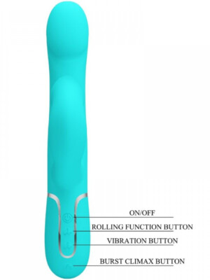 falin rabbit vibrator pearls turquoise