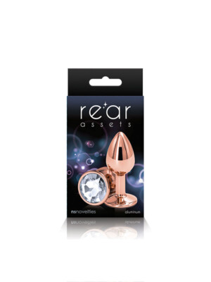 rear assets rose gold small clear