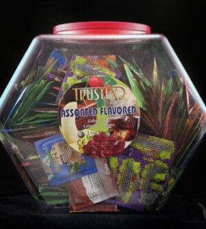trustex assorted flavors 288 piece fishbowl trustex assorted flavors 288 piece fishbowl
