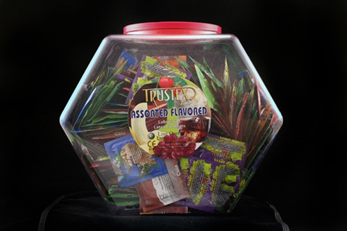 trustex assorted flavors 288 piece fishbowl trustex assorted flavors 288 piece fishbowl