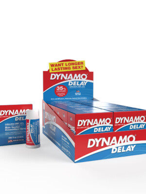 dynamo delay to go in pop box .088 fl oz 12 ct box display