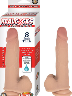 realcocks self lubricating 8 inch thick white