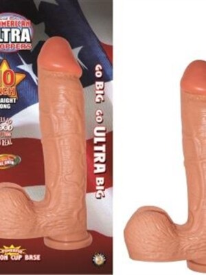all american ultra whoppers 10 in straight dong flesh