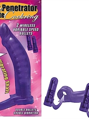 double penetrator ultimate cockring purple double penetrator ultimate cockring purple