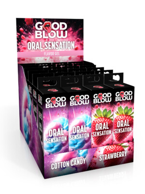 oral sensation gel pop display strawberry/cotton candy 24 count oral sensation gel pop display strawberry/cotton candy 24 count