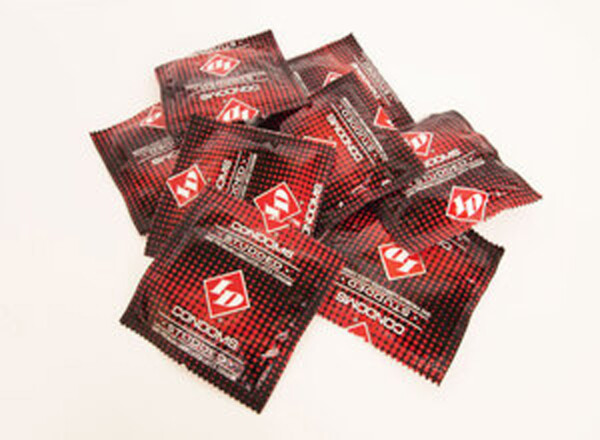 studded condom bag of 144 pcs