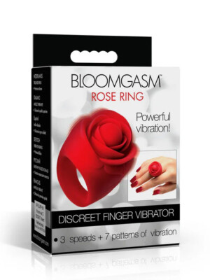 rose ring discreet finger vibrator red rose ring discreet finger vibrator red