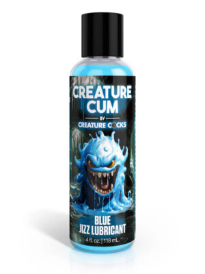 creature cum blue water based lubricant 4oz creature cum blue water based lubricant 4oz