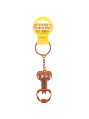 super fun penis bottle opener key chain 6ct
