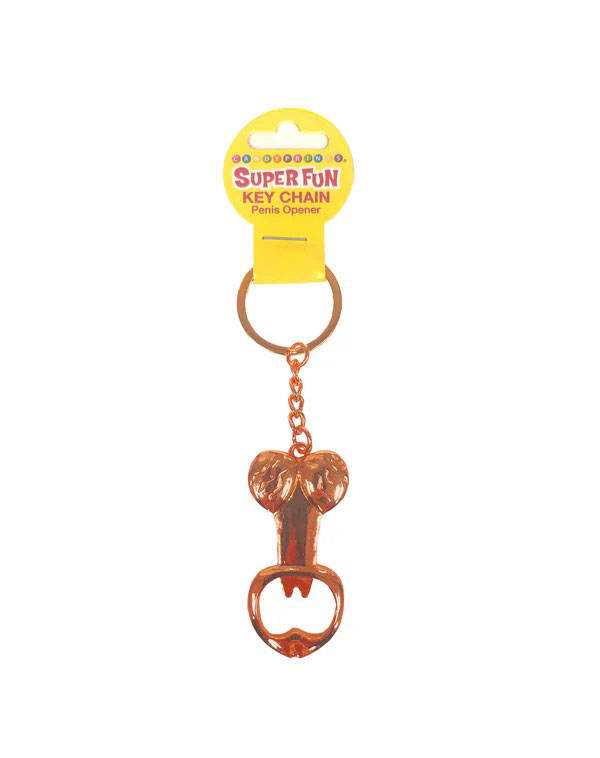 super fun penis bottle opener key chain 6ct