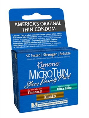 kimono microthin sheer variety pack 3 pack