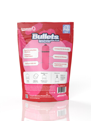 screaming o 4b bullet super powered one touch vibrating bullet strawberry