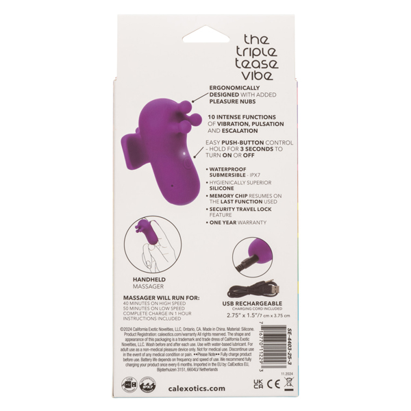 neon vibes the triple tease vibe purple