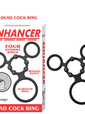 enhancer quad cockring black