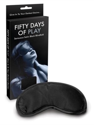 fifty days of play blindfold black