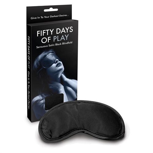 fifty days of play blindfold black