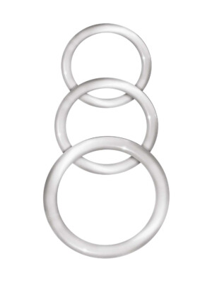 enhancer silicone cockrings clear