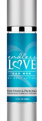 endless love for men stay hard and prolong water based lubricant 1.7 oz endless love for men stay hard and prolong water based lubricant 1.7 oz