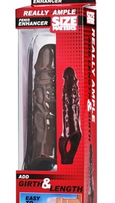 really ample penis enhancer sheath brown