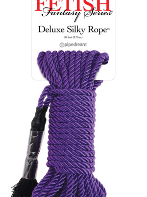 fetish fantasy series deluxe silky rope purple