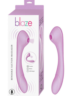 blaze bendable suction massager lavender blaze bendable suction massager lavender